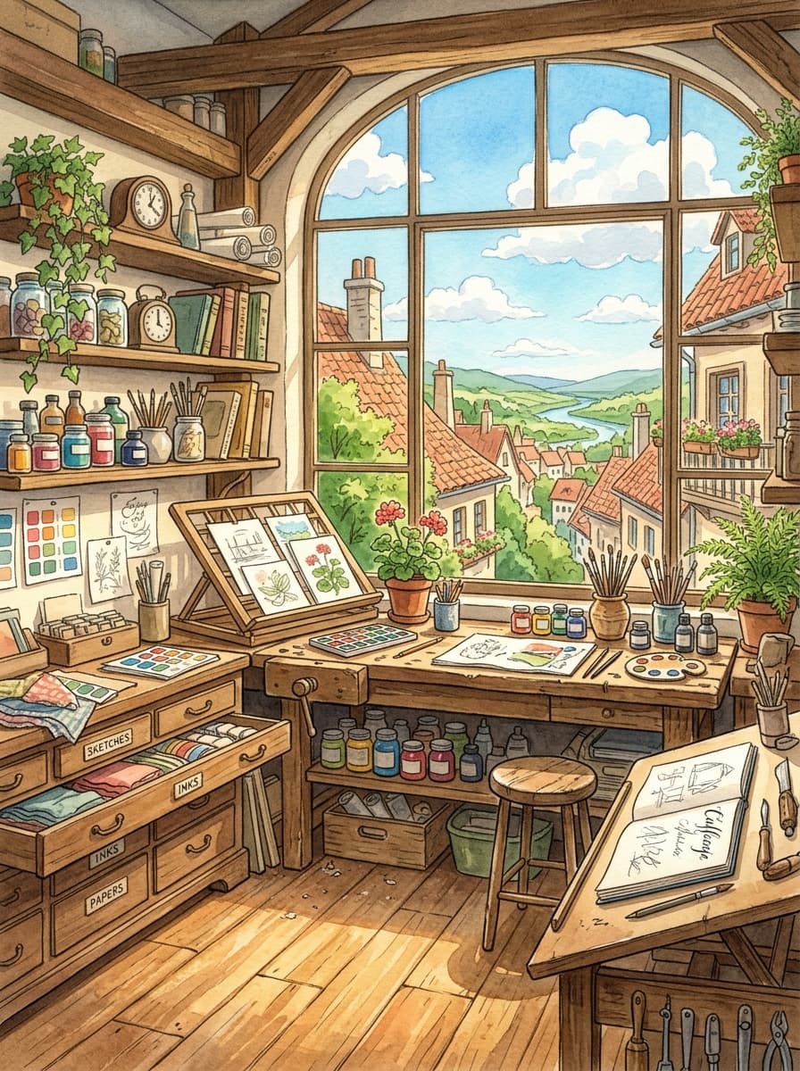 Studio Ghibli design atelier workshop